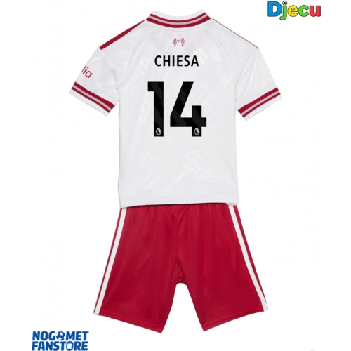 Liverpool Federico Chiesa #14 Gostujuci Dres za djecu 2026-27 Kratak Rukav (+ Kratke hlače)